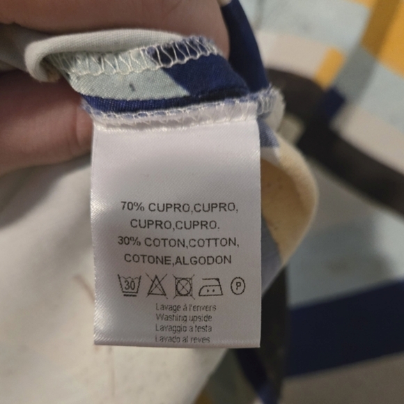 Sustainable Sleeveless Geometric Print Length Dress by Adventures Des Toiles - Picture 9 of 10